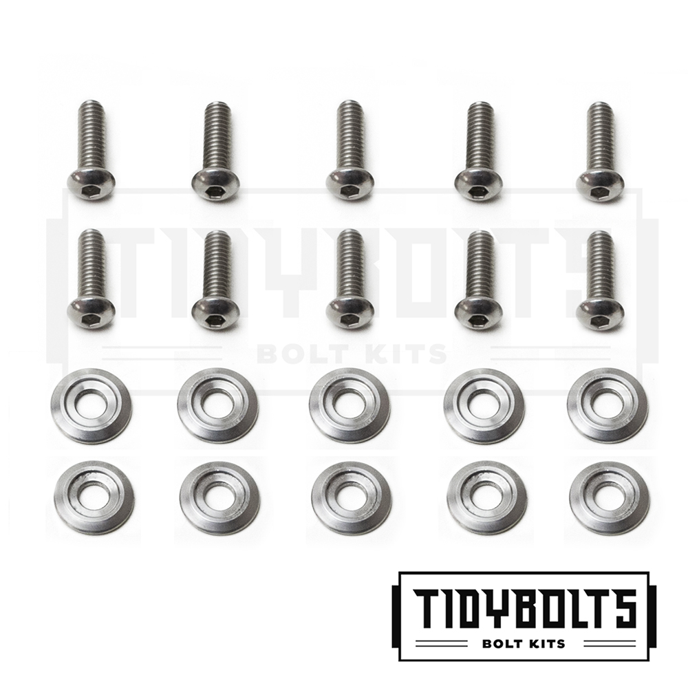 Ford stainless steel bolts and washers dress up kit